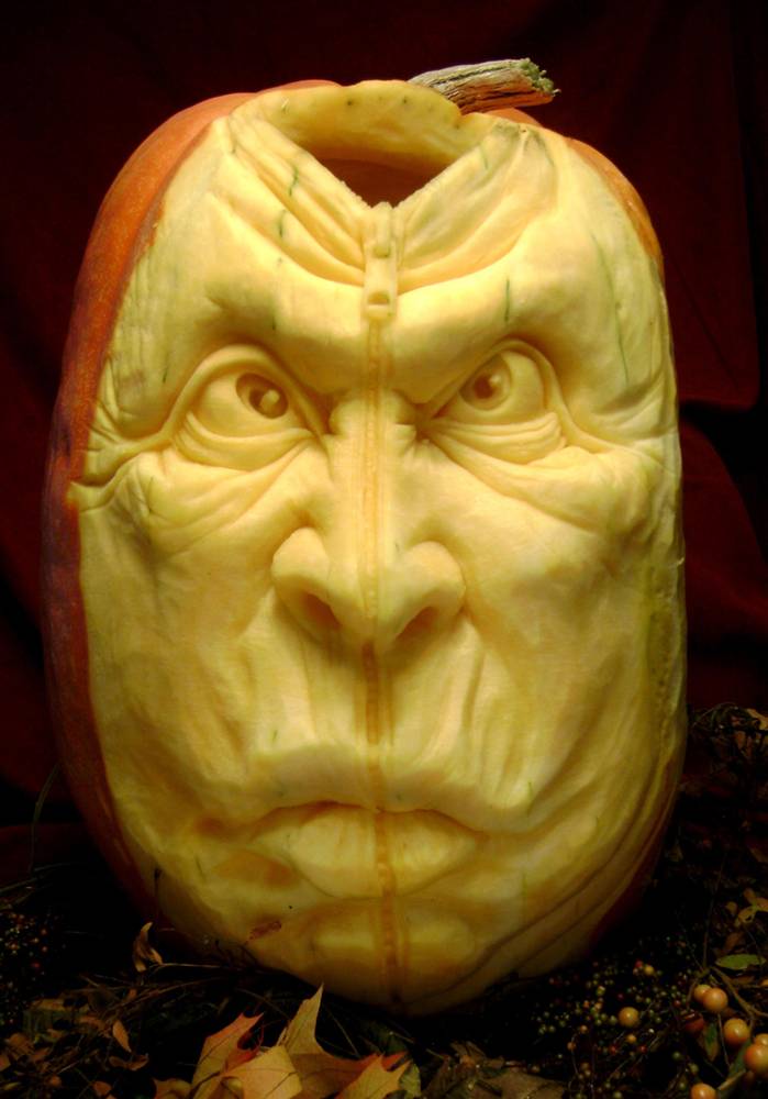 Pumpkin Carving - Amazing Work of Art by Ray Villafane - Ray Anthony ...